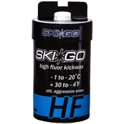 Hi-fluoro Steigwachse Ski-Go HF Blau -1°...-20°C (+30...-4°F), 45 g