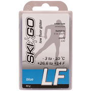 LF Glide wax Ski-Go LF Blauw (nieuwe sneeuw), -3°C...-10°C, 60 g