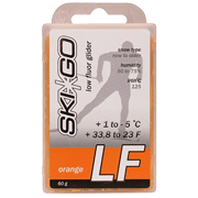 Lowfluorwachs Ski-Go LF Orange, +1°C...-5°C, 60 g