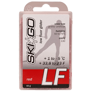 LF glide wax Ski-Go LF Red, +1°C...-5°C, 60 g LF glide wax Ski-Go LF Red, +1°C...-5°C, 60 g