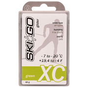 CH парафин Ski-Go XC зелёный -7°C...-20°C, 60 г