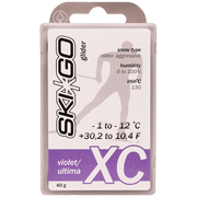 парафин Ski-Go XC фиолетовый Ultima  -1°C...-12°C, 60 г