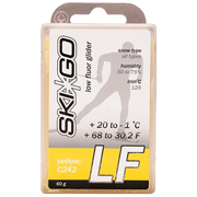 Lowfluorwachs Ski-Go LF gelb C242, +20°C...-1°C, 60 g