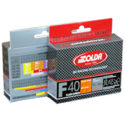 Solda F40 CARBON -TOP FLUOR Gleitwachse Orange +2°...-9°C, 60g