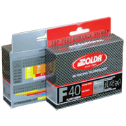 Solda F40 CARBON -TOP FLUOR Gleitwachse Rot 0°...-13°C, 60g