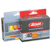 Solda F40 SPECIAL -TOP FLUOR Gleitwachse Orange +2°...-9°C, 60g