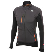 Warme Trainingsjas Sportful Apex WS Jacket Zwart-antraciet