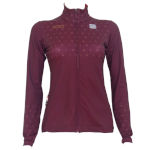 Women Jersey Sportful Doro red wine