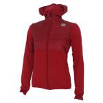 Veste d'échauffement femme Sportful Doro rumba rouge