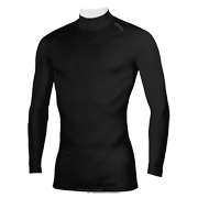 Sportful 2nd Skin Active 100 lange mouw T-SHIRT Hoge Kraag zwart