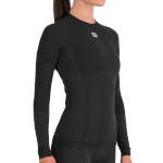 Kvinner termisk t-skjorte Sportful 2nd Skin W Tee Long Sleeve svart