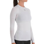 Kvinnor termisk t-shirt Sportful 2nd Skin W Tee Long Sleeve vit