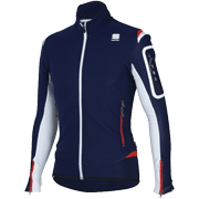 Warme Jacke Sportful APEX Flow WS STRETCH JACKET blau