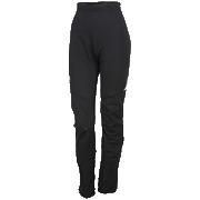 женские разминочные брюки Sportful Apex Lady WS Pant чёрные с белыми вставками