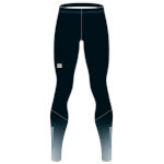 низ комбинезона Sportful Apex Race Tight 2021 чёрно-белый