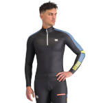 верх комбинезона Sportful Apex Race Jersey 2024 чёрно-серый