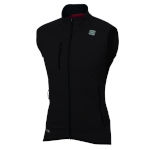 Тёплая разминочная безрукавка Sportful Apex WS Vest чёрная