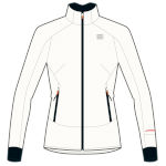 Dames trainingsjas Sportful Apex WS W Jacket wit