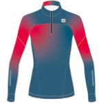 Sportful Apex W Race women's Jersey blue sea / raspberry