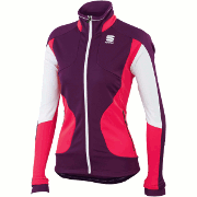 Uppvärmning jacka Sportful APEX Evo Lady WS bordeaux-körsbär