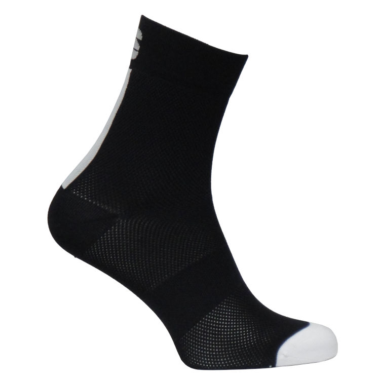 Damensocken Sportful BFP 12 W Socks schwarz-weiß