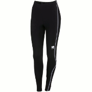 женское тёплое трико Sportful Cardio Evo Tech Tight W чёрное с белым