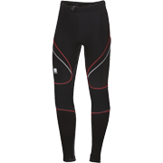 зимнее трико Sportful Cardio Evo Tech Tight чёрные с красными швами