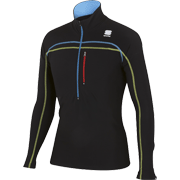 Vinter skjorte Sportful Cardio Evo Tech Top svart-blå-lima