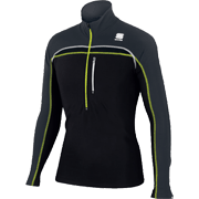 Vinter skjorta Sportful Cardio Evo Tech Top svart-grå-gul