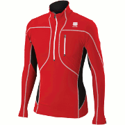 Chemise chaude Sportful Cardio Evo Tech Top rouge-noir