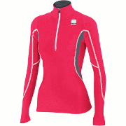 Winter-Shirt für Damen Sportful Cardio Evo Tech Top W Kirsche/anthrazit