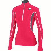 Chemise chaude pour femme Sportful Cardio Evo Tech Top W Cerise/gris foncé