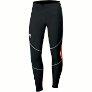 зимнее трико Sportful Cardio Tech Tight чёрные с красными швами