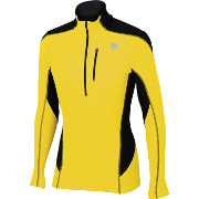 Maillot chaud Sportful Cardio Tech Top jaune-noir