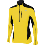 Тёплая кофта Sportful Cardio Tech Top жёлтая