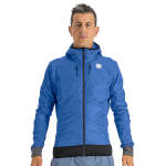 Winter Sport Jacket Sportful Cardio Tech Wind blue denim
