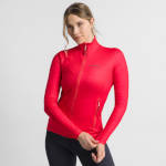 Women Jersey Sportful Cardio W Fleece Hibiscus