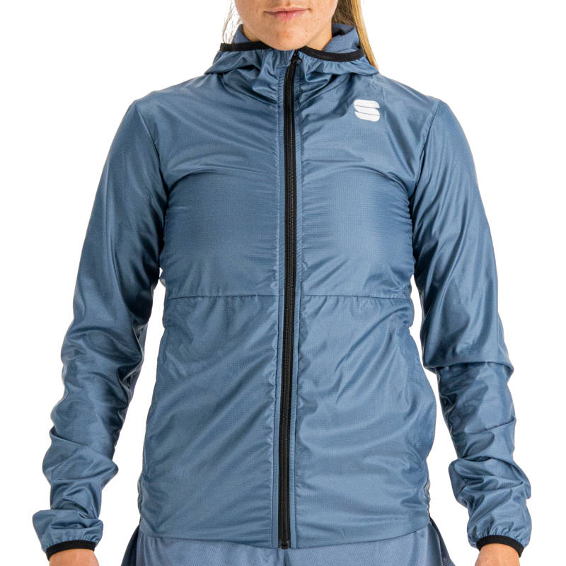 Women's Winter Sport Jacket Sportful Cardio W Tech Wind Blue Sea