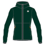 Kvinnor Vintersport jacka Sportful Cardio W Tech Wind Jacket Havsmossa