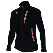 Universal nordic ski jacket Sportful XC Check Softshell black