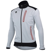 Varm jacka Sportful XC Check Softshell Jacket vit