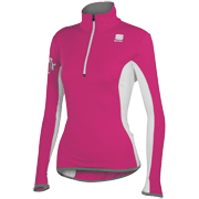 Тёплая женская кофта Sportful Dolomiti Jersey цвета фуксии