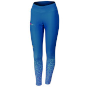 Warme panty 's Sportful Doro Rythmo Warm Tights azure-blauw-wit