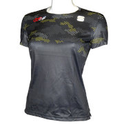 Vrouwen t-shirt Sportful Doro Cardio Training W Jersey zwart-geel