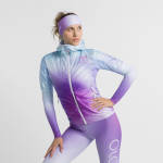 Warm-up jacket Sportful Doro Puffy 2027 Shaded pink / Azure