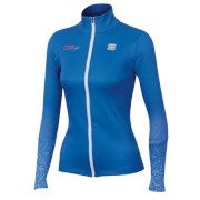 Vrouwen trui Sportful Doro Rythmo Jersey azure-blauw-wit