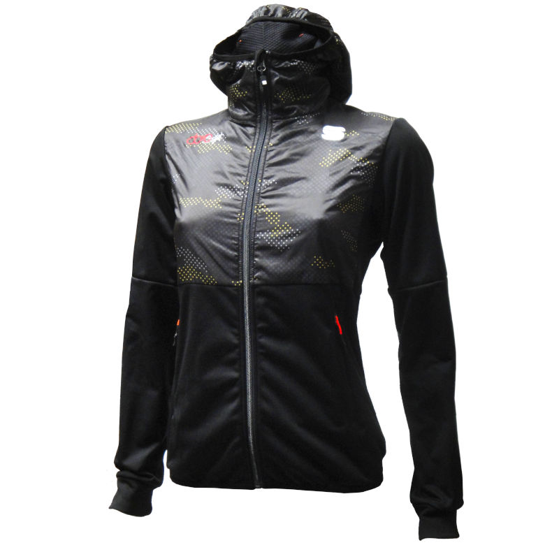 Veste d\'échauffement Sportful Doro Rythmo noir-gris-jaune