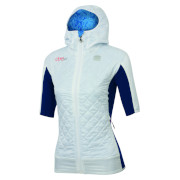 Warm-up jas Sportful Doro Rythmo Puffy azure-blauw-wit