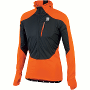 Warmes shirt Sportful Dynamo Top orange-schwarz