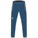 Тёплые разминочные брюки Sportful Engadin Pant серо-голубые